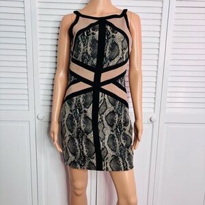 JAY GODFREY Moon Print Block Mini Dress Size 6